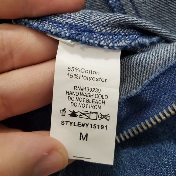 DO+BE Women's Back Zip Super Wide Raw Hem Denim Hakama Lace‎ Up Wrap Jeans NWT M - Picture 7 of 10